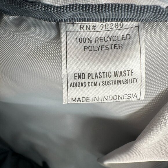 adidas Stratton II Backpack in Light Blue/Gray Large School Bag Fits 17" Laptop - Picture 13 of 13